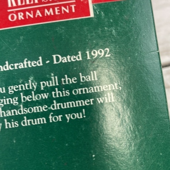 HALLMARK BROTHER TIN SOLDIER CHRISTMAS ORNAMENT VINTAGE 1992 - Picture 7 of 8